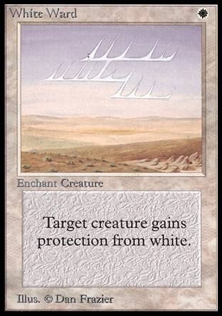 White Ward (Alpha) Trading Card