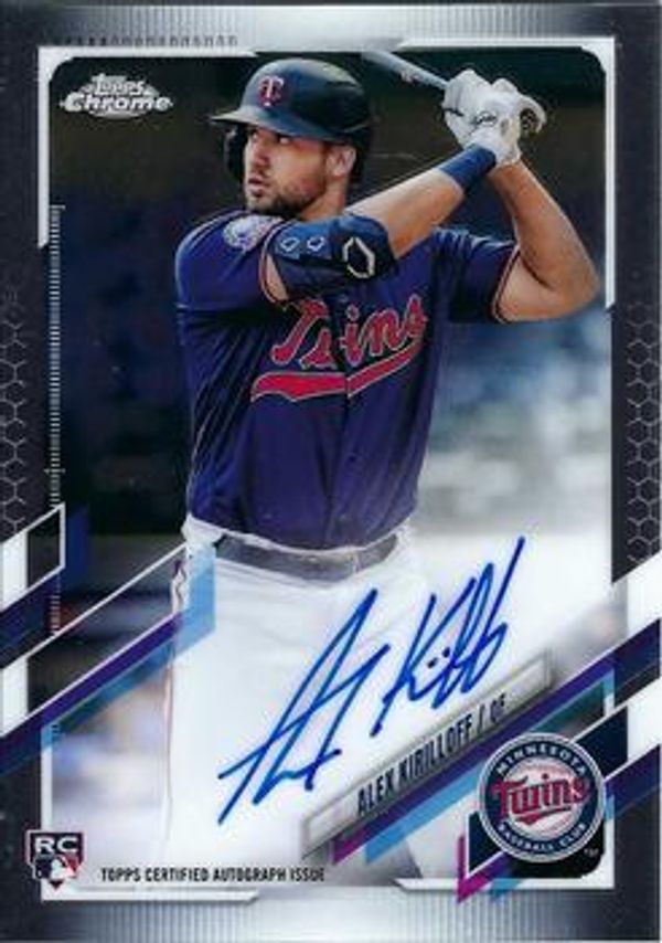 Alex Kirilloff 2021 Topps Chrome - Rookie Autographs Baseball #RA-AK