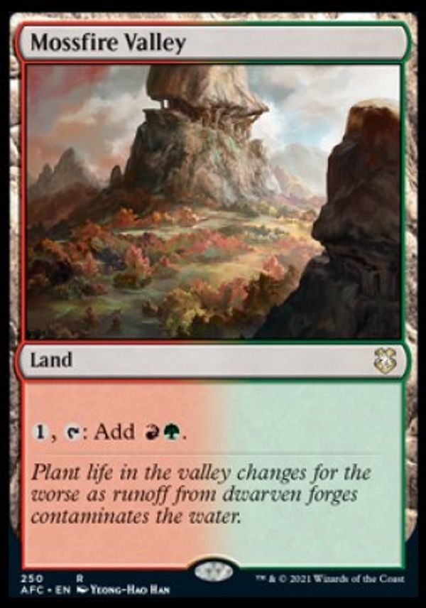 Mossfire Valley (D&D Realms Commander Decks) Value