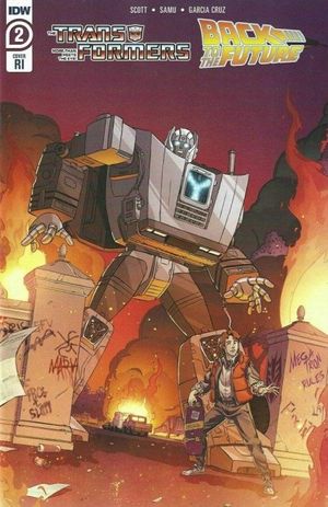Transformers/Back to the Future #2 (10 Copy Cover Schoening)