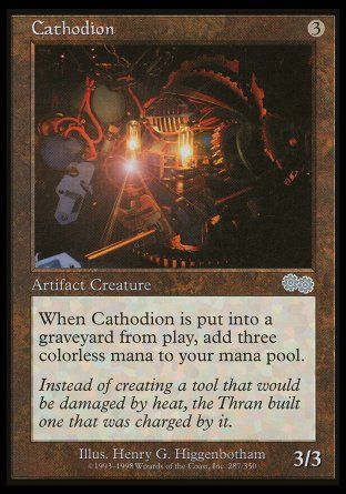 Cathodion (Urza's Saga) Trading Card