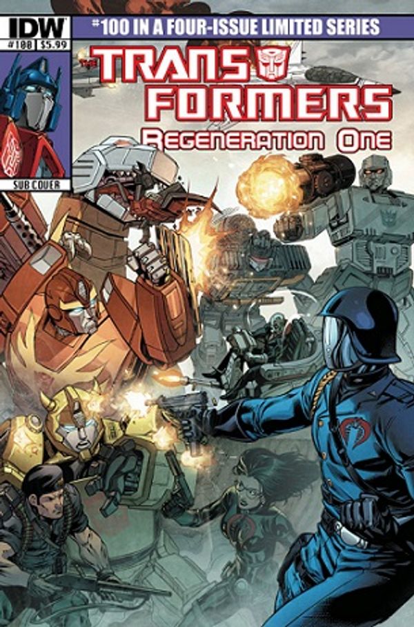 Transformers: Regeneration One #100 (Subscription Var)
