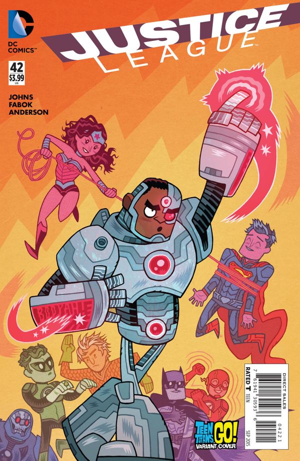 Justice League #42 (Teen Titans Go Variant Cover)