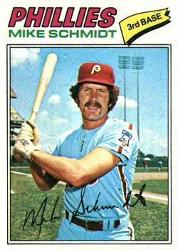 Lot - 1977 Topps #360 Mike Schmidt Philadelphia Phillies Baseball Card