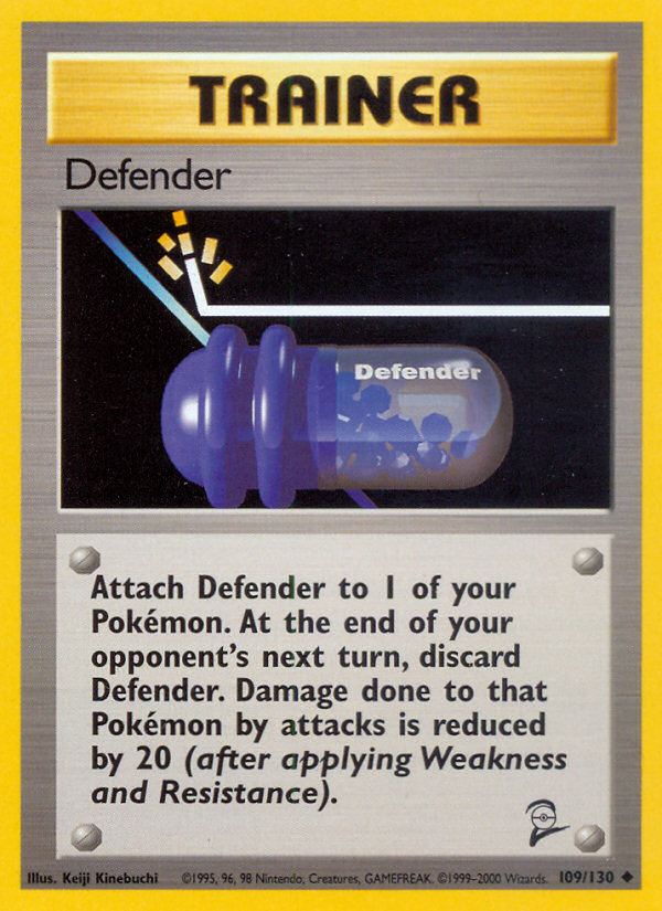 Defender (109/130) - Base Set 2 Pokémon Card