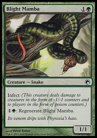 Blight Mamba (Scars of Mirrodin) Trading Card