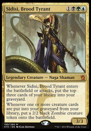 Sidisi, Brood Tyrant (Khans of Tarkir) Trading Card