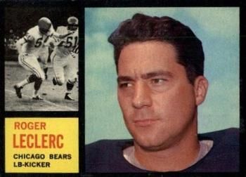 Roger LeClerc 1962 Topps #19 Sports Card