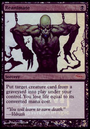 Reanimate (FNM Promos) Trading Card