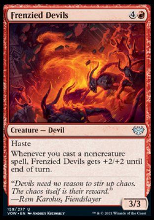 Frenzied Devils (Innistrad: Crimson Vow) Trading Card