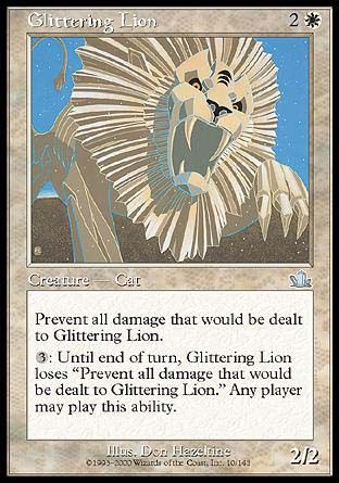 Glittering Lion (Prophecy) Trading Card