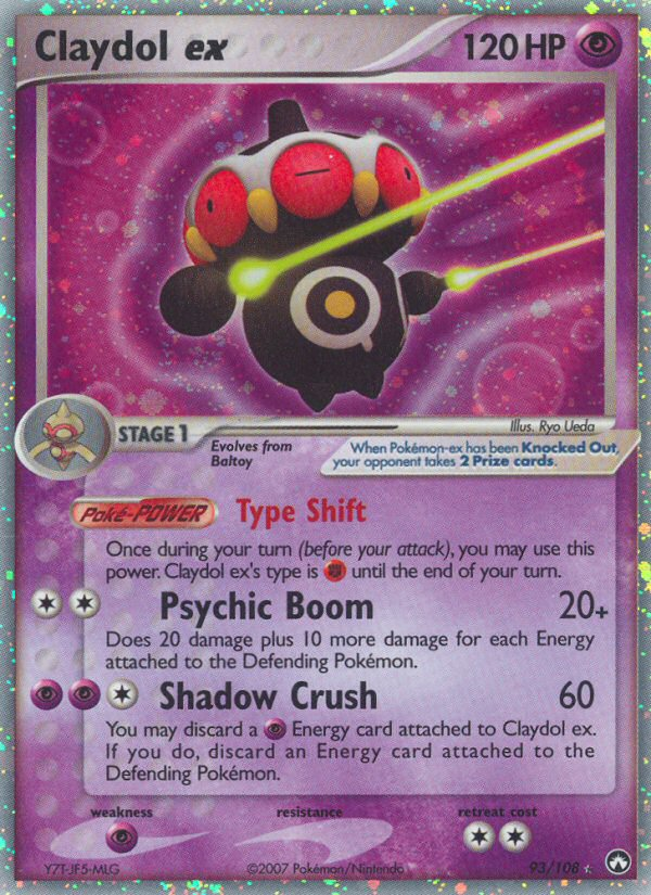 Claydol ex (93/108) - Power Keepers Pokémon Card