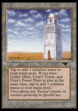 Urza's Tower (Plains) (Antiquities) Trading Card