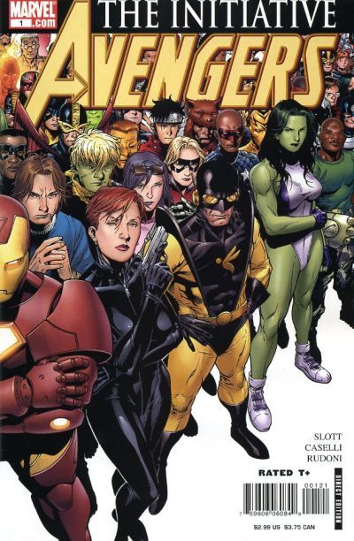 Avengers: The Initiative #1 (Right Side Cover) Comic