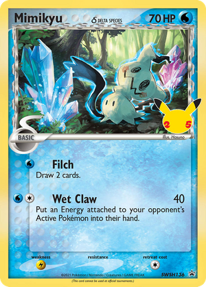 Mimikyu δ (SWSH136) - SWSH Black Star Promos