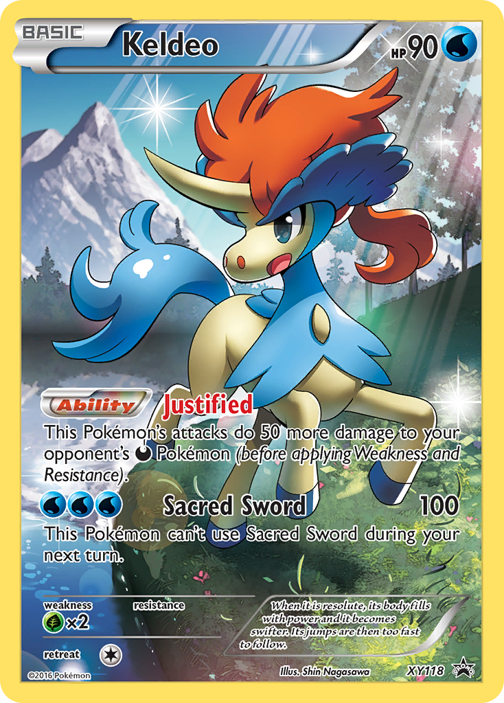 Keldeo (XY118) - XY Black Star Promos Pokémon Card