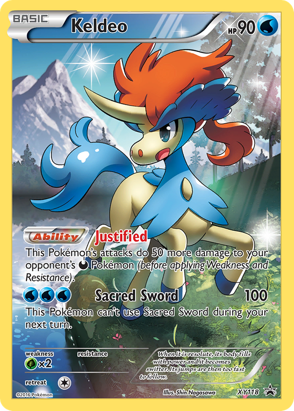 Keldeo (XY118) - XY Black Star Promos