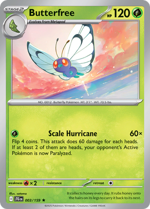 Butterfree (3/159) - Journey Together (Reverse Holo)