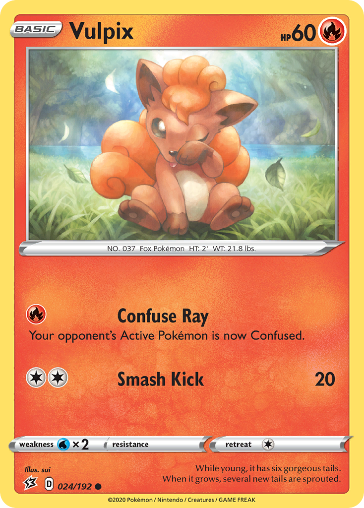 Vulpix (24/192) - Rebel Clash Pokémon Card