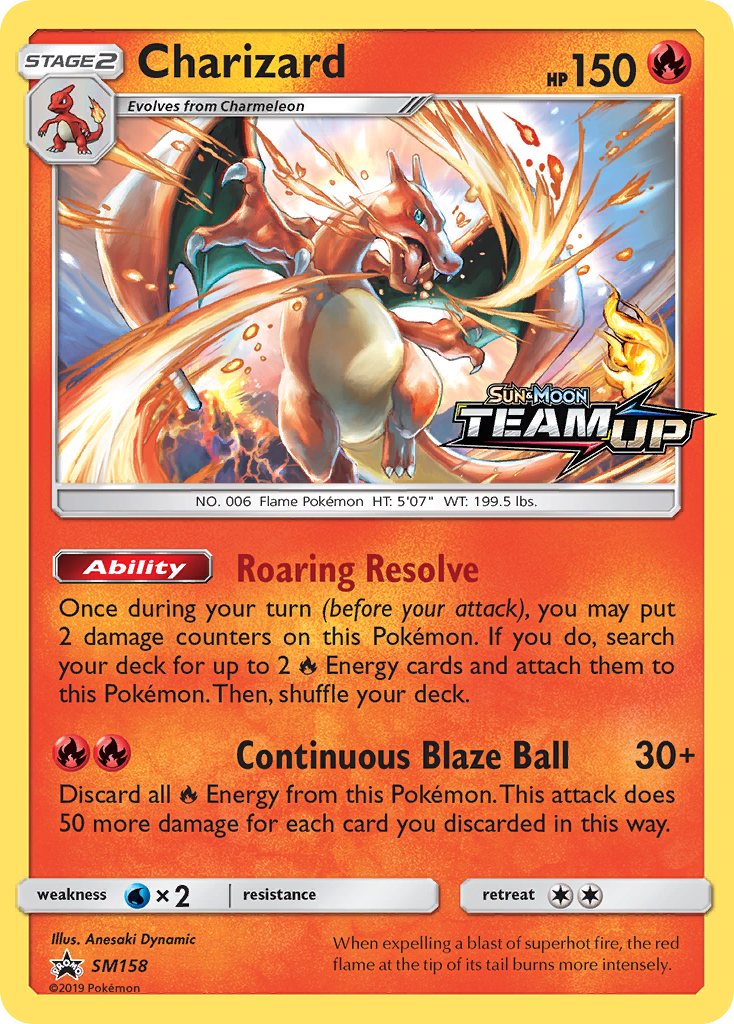 Charizard (SM158) - SM Black Star Promos Pokémon Card