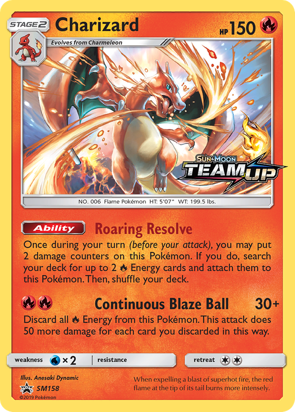 Charizard (SM158) - SM Black Star Promos