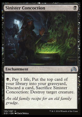 Sinister Concoction (Shadows over Innistrad) Trading Card