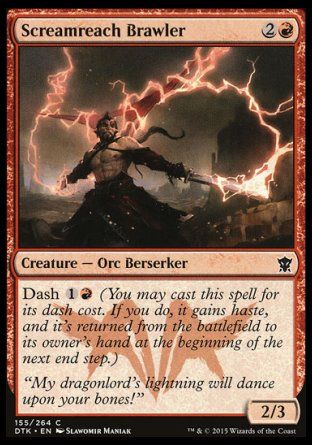 Screamreach Brawler (Dragons of Tarkir) Trading Card