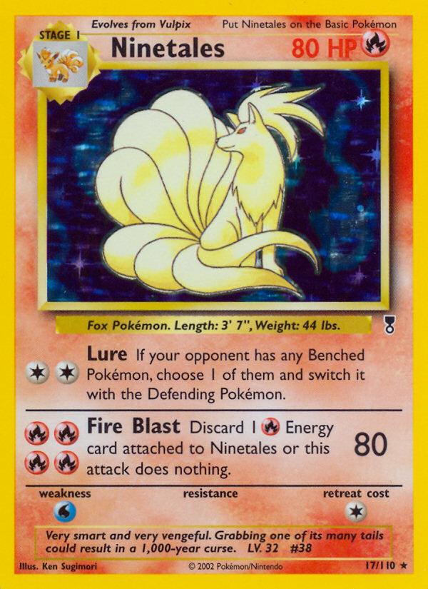 Ninetales (17/110) - Legendary Collection Pokémon Card