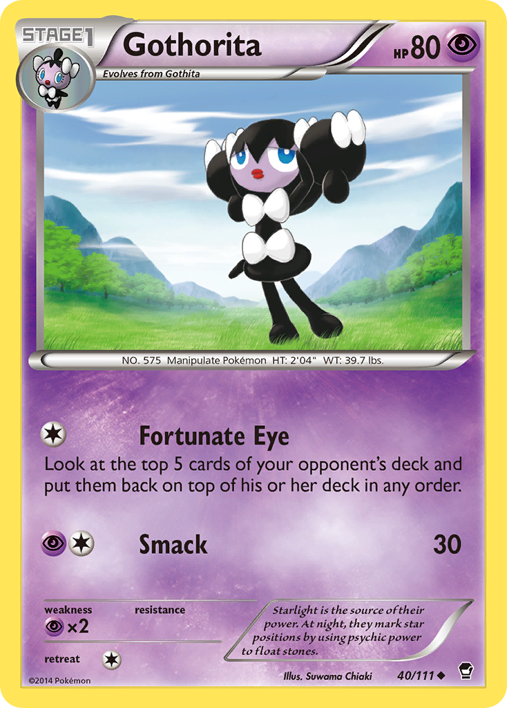 Gothorita (40/111) - Furious Fists Pokémon Card