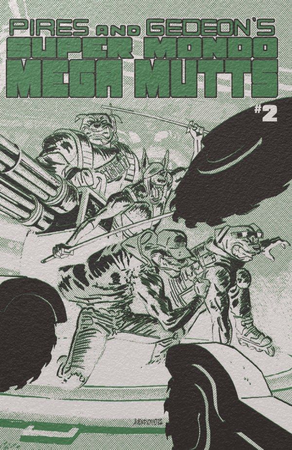 Super Mondo Mega Mutts #2 (Cover E Alex Diotto Foil Variant) Comic