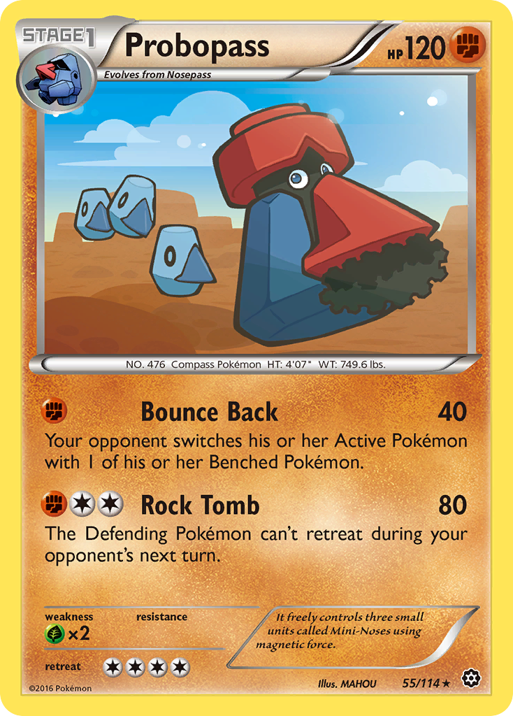 Probopass (55/114) - Steam Siege Pokémon Card