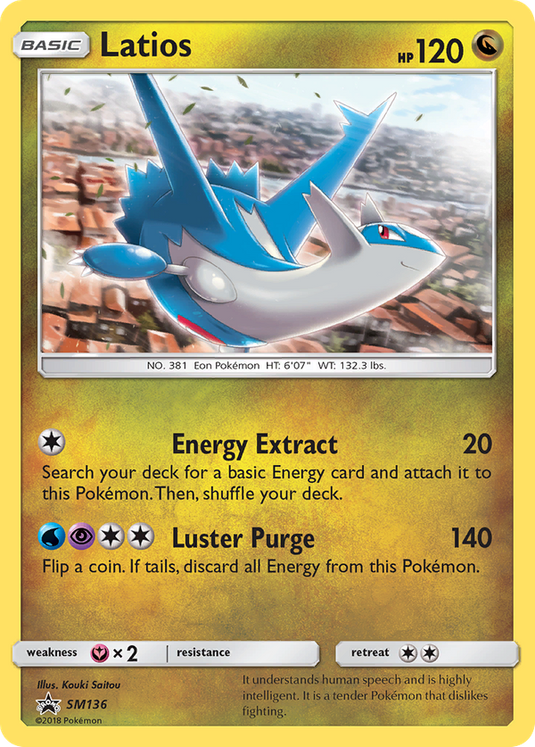 Latios (SM136) - SM Black Star Promos