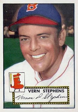 Sold at Auction: 1954 Topps Baseball, VERN STEPHENS, Card#54