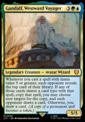 Gandalf, Westward Voyager (The Lord of the Rings Commander Decks)