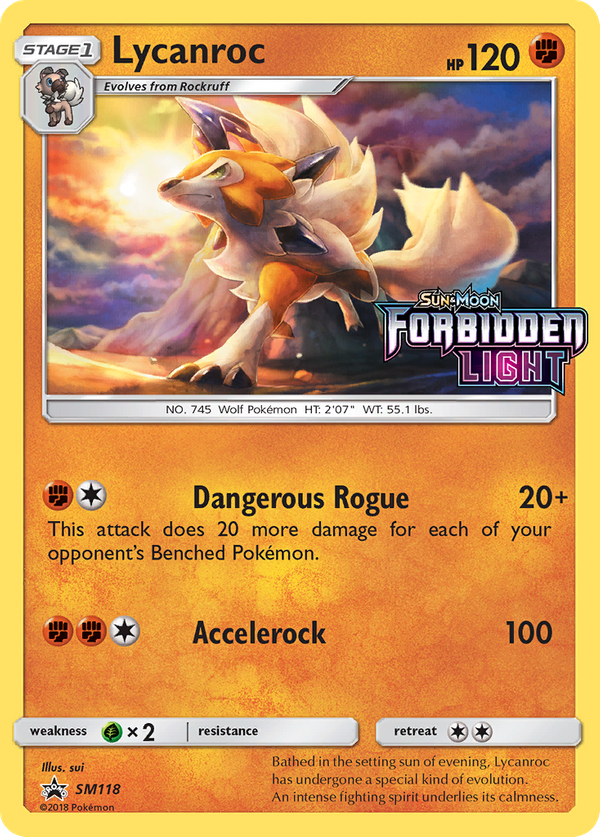 Lycanroc (SM118) - SM Black Star Promos