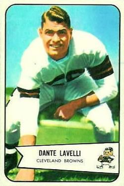 Dante Lavelli 1954 Bowman #111 Sports Card