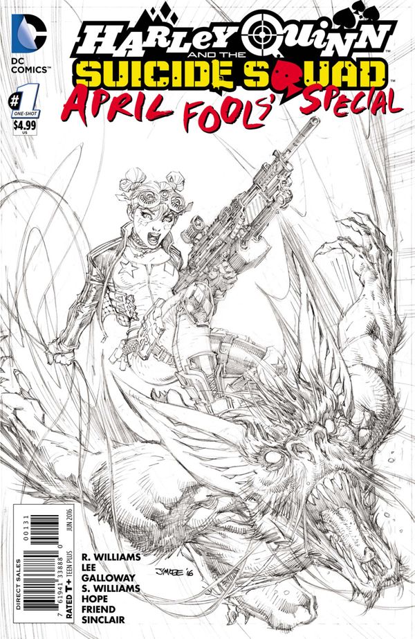 Harley Quinn and the Suicide Squad: April Fool's Special #1 (Sketch Cover)