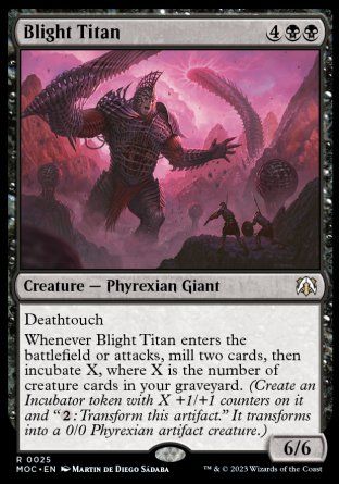 Blight Titan (March of the Machine Commander Decks) Trading Card