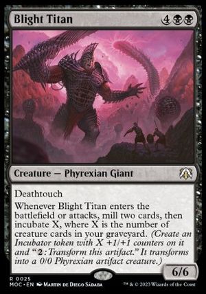 Blight Titan (March of the Machine Commander Decks)