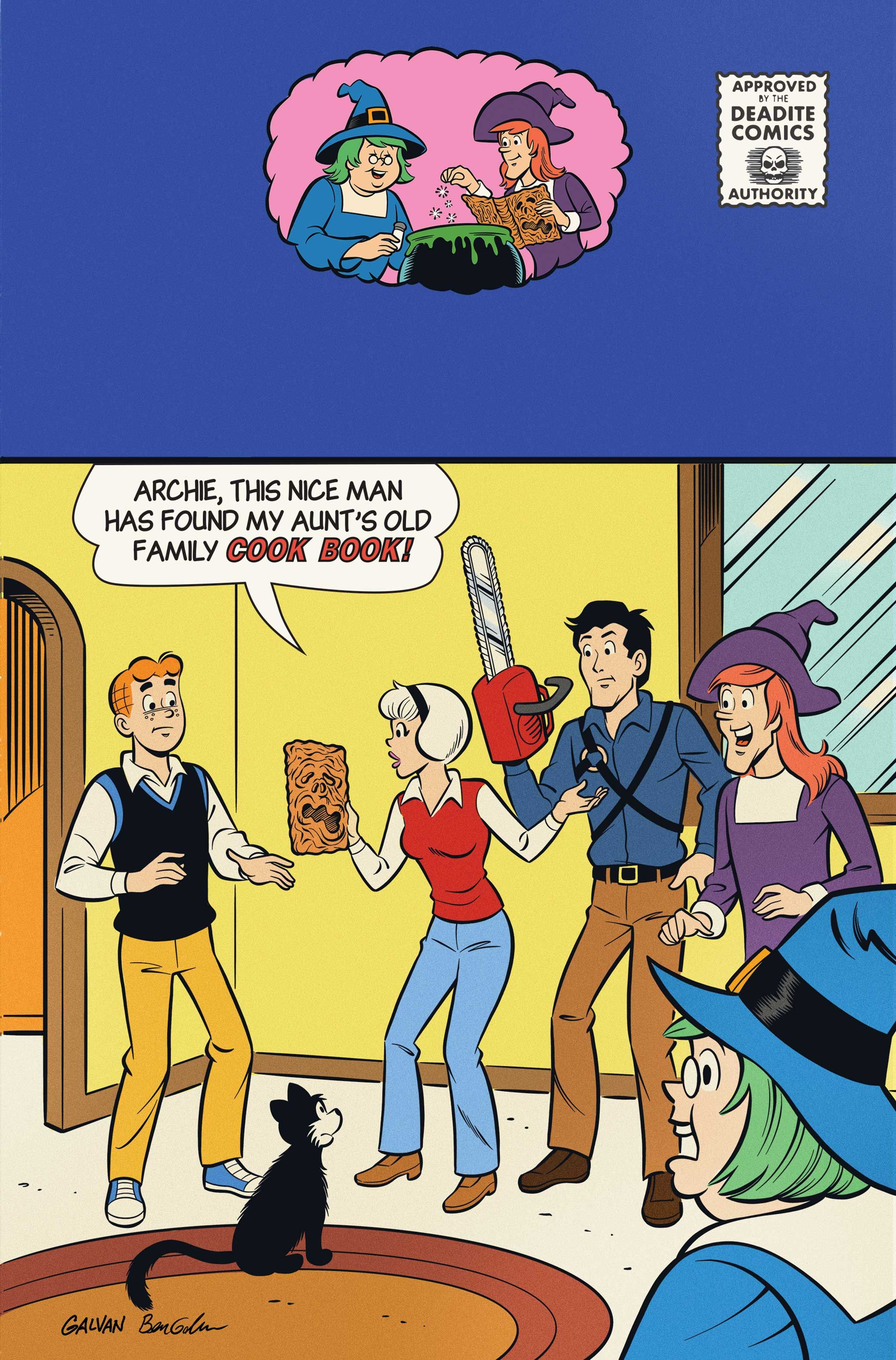 Archie X Army Of Darkness #3 (Cvr K Inc 1:20 Bill Galvan Virgin Variant) Comic