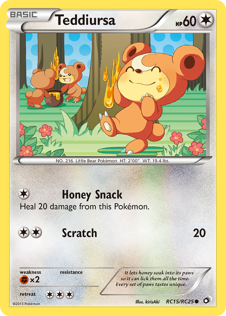 Teddiursa (RC15) - Legendary Treasures Pokémon Card