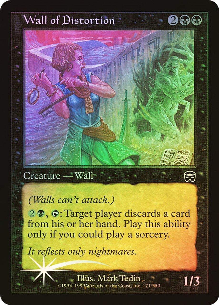 Wall of Distortion (Mercadian Masques - Foil) Trading Card