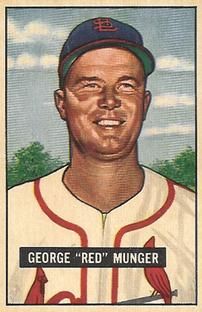 George "Red" Munger 1951 Bowman #11 Sports Card