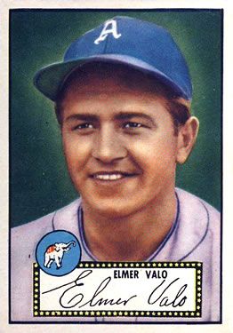 Elmer Valo 1952 Topps #34 Sports Card
