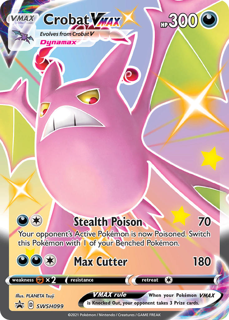 Crobat VMAX (SWSH099) - SWSH Black Star Promos Pokémon Card