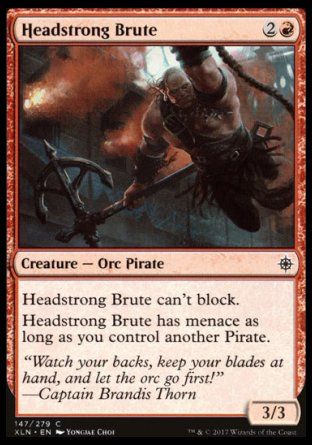 Headstrong Brute (Ixalan) Trading Card