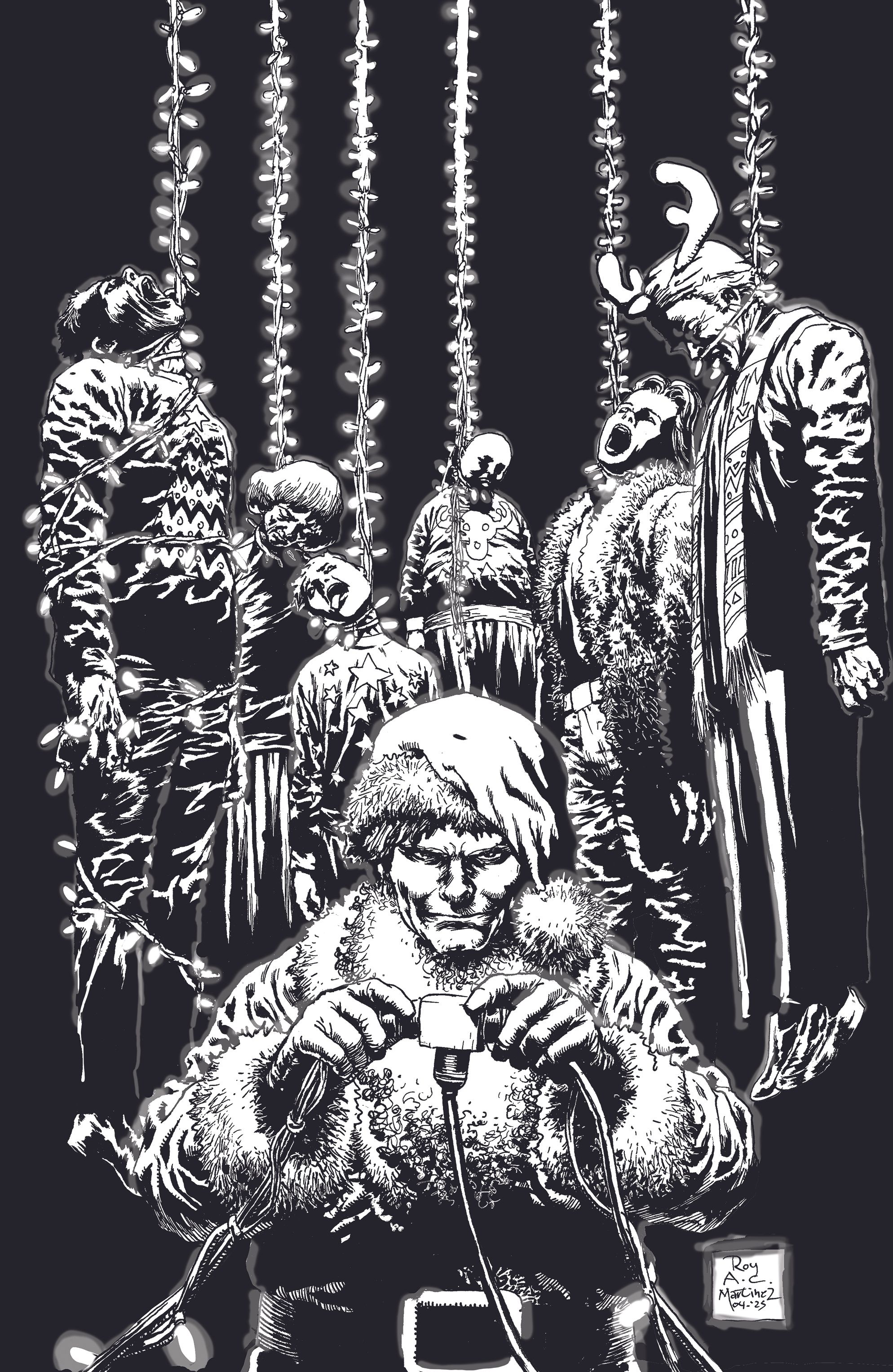 Silent Night Deadly Night Dark Winter #2 (Cvr E Roy Allan Martinez B&W Limited Edition Variant) Comic