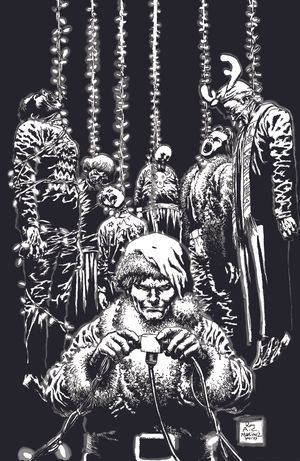 Silent Night Deadly Night Dark Winter #2 (Cvr E Roy Allan Martinez B&W Limited Edition Variant)