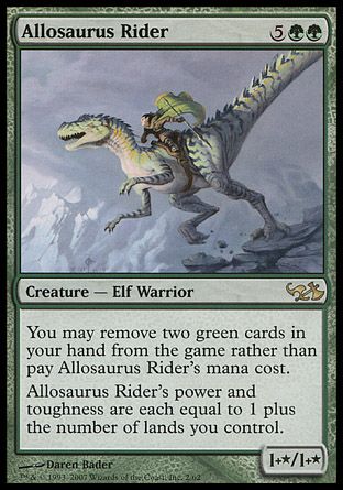 Allosaurus Rider (Elves vs. Goblins) Trading Card