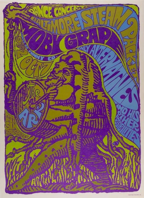 Moby Grape & Baltimore Steam Packet The Ark REPRINT 1967